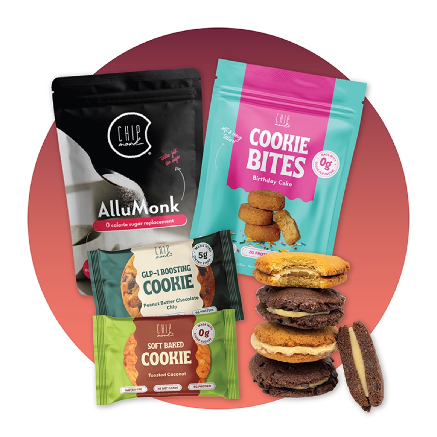 ChipMonk keto cookies and baked goods lineup